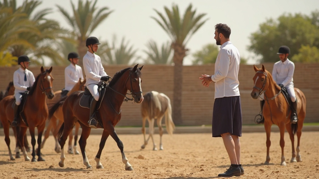 مدرب فروسية مصري متخصص في التدريب المتقدم